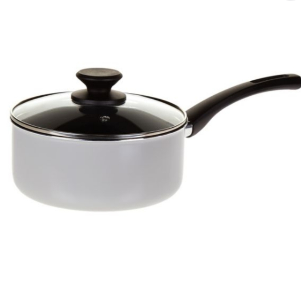 🆕 Simply Essential™ Nonstick 1.5qt Aluminum Covered Sauce pan in Grey